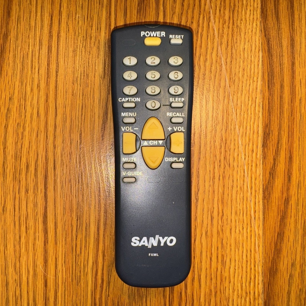 Sanyo TV Remote Control FXML Dark Gray OEM Replacement